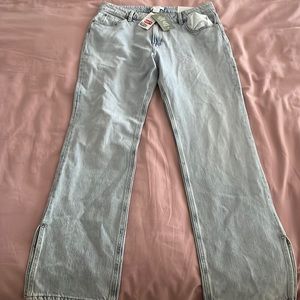 H&M Flared light blue denim